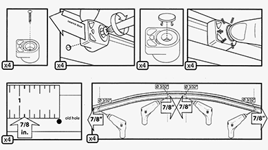 How to install the 10-058 shower door rollers