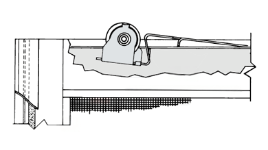 How to remove the old Andersen upper patio screen door roller