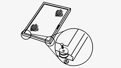 How to install the 84-017 screen door roller assembly