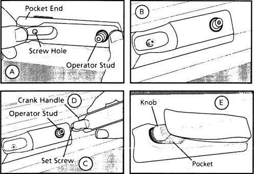 40-191 Mortise Lock Latch Assembly Removal Step 1