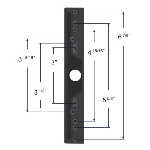 82-306 Available Hole Center Dimensions