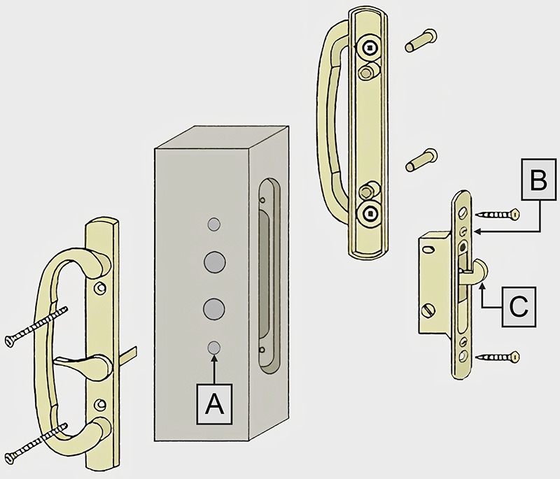 How To Repair A Legacy Patio Door Handle