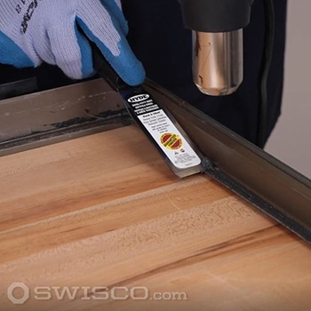 Clean off remaining sealant