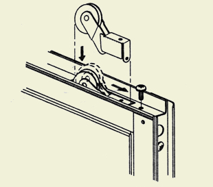 How to replace a Peachtree screen door roller