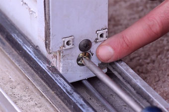 Steel Sliding Patio Door Wheel with adjuster screw. 