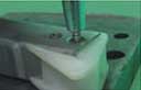 Tap the new rivet in the channel balance.