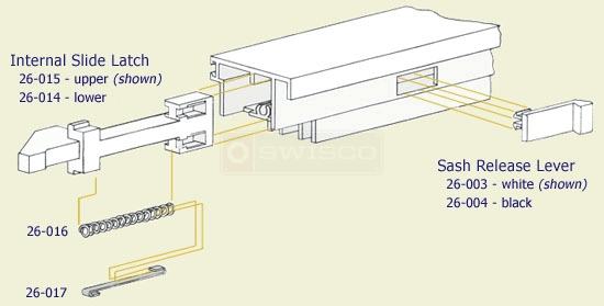 Slide Latch Assembly Diagram