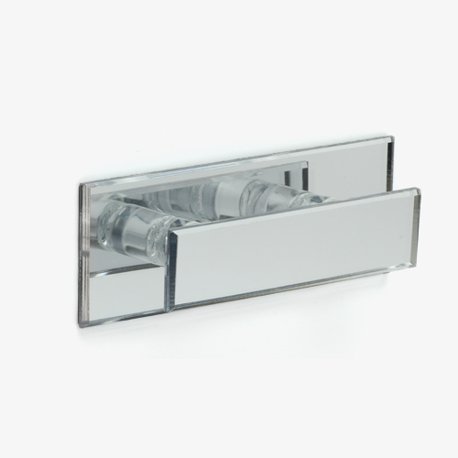 Large Clear Stick-on Mirror Pull