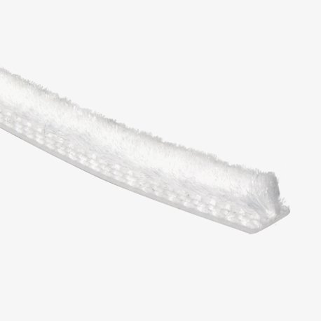 White Pile Weatherstrip, 3/16" x 5/32"