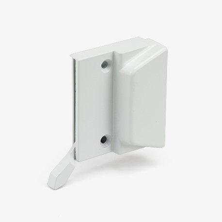 Part 30838 White Square Handle TRUTH Casement Window Lock & Keeper