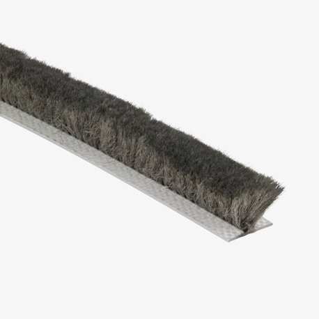 Gray Pile Weatherstrip, 11/32" x 11/32"