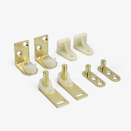 2 Door Gravity Pivot Cafe Door Hinge Assembly