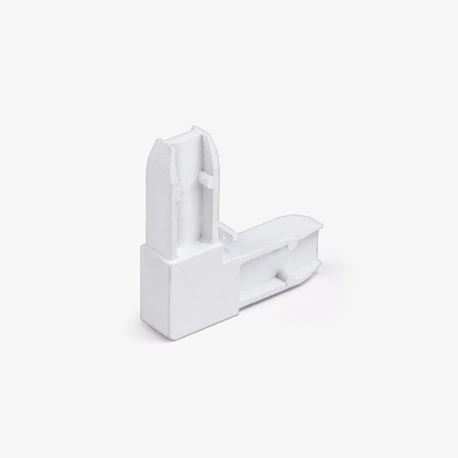 3/4" x 3/8" Outside Screen Frame Corner, White Image