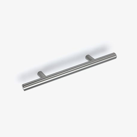 Satin Nickel Rail Pull, 3-3/4"