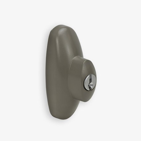 Knape & Vogt PB1064-US26DA Bi-Fold Door Lock, Nickel, Keyed Alike