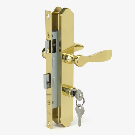 Larson Brass Mortise Lever Set Image