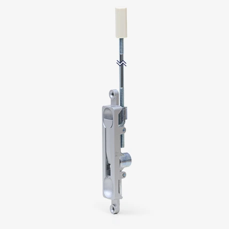 Commercial Door Flushbolt, 1/4" Offset, 11" Rod Image