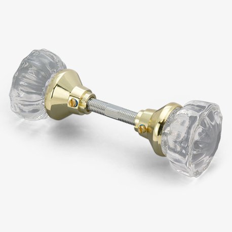 Crystal Glass Replacement Knob Set