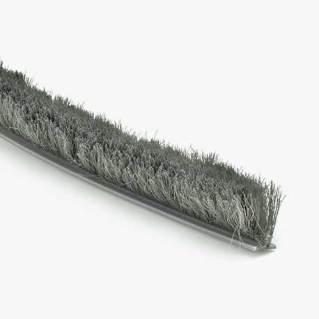 Grey Pile Weatherstrip, 3/16" x 7/16"