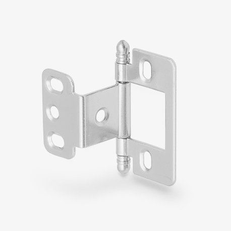 Decorative Butt Hinge, Partial Wrap, Non-Mortise