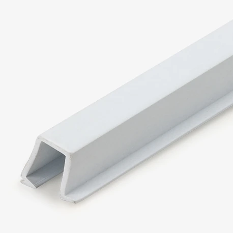 6' White Vinyl Glazing Bead for Impact Glass Image