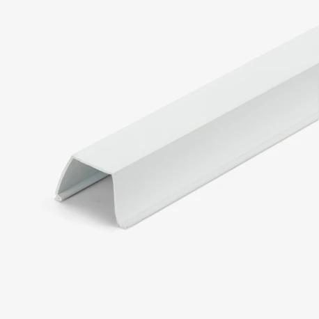3' White Vinyl Glazing Bead, Florida Extruders Image