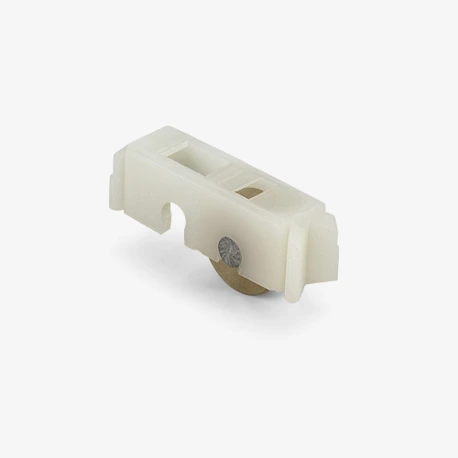 Sliding Window Roller, Flat Brass Wheel Image