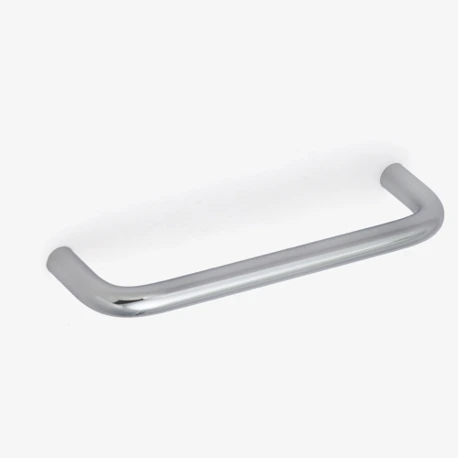Solid Brass Pull, Chrome Finish, 4" Image