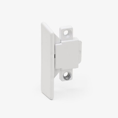 White Surface Mounted Window Latch, 1-1/2"