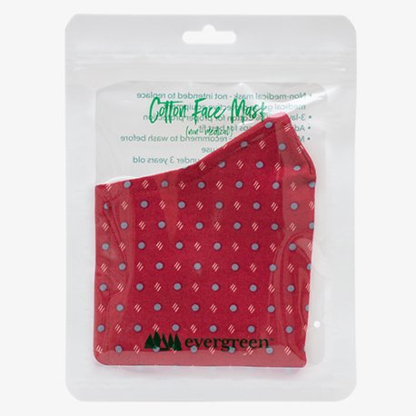 Adult Fabric Face Mask, Red
