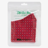 Adult Fabric Face Mask, Red Thumbnail Image