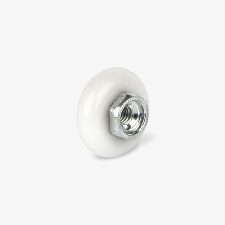 3/4" Round Shower Door Wheel