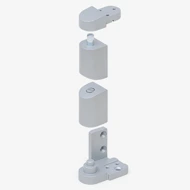 Right Hand Offset Pivot Set, YKK Thumbnail Image