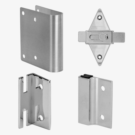 Inswing Door Latch Repair Kit, Round Edge