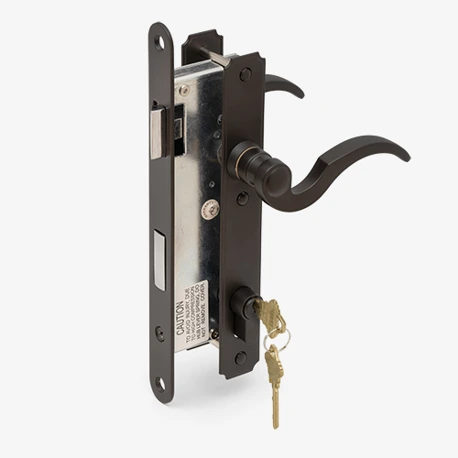 Oil Rubbed Bronze Atrium Door Lever Lockset Image