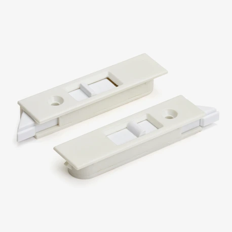 Off-White Flush Mount Tilt-in Latch Pair Image
