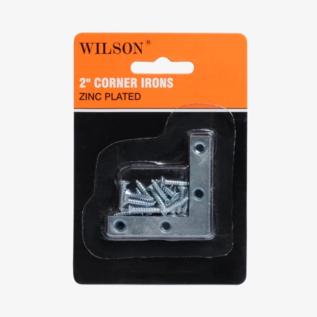 2" Corner Irons, 4 Pack with Screws Image