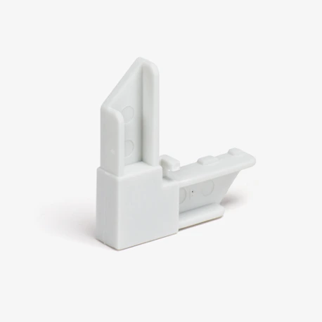 3/4" x 3/8" Outside Screen Frame Corner, White Image