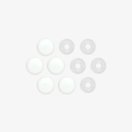 White Snap Cap Screw Cover (5 Sets) Image