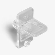 Fluted Shelf Support, Clear