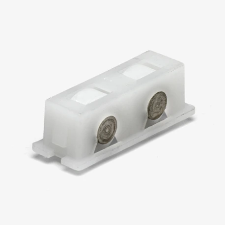 Double Roller Assembly, 1/2" Nylon Flat Image