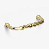 3" Drawer Pull, Polished Brass