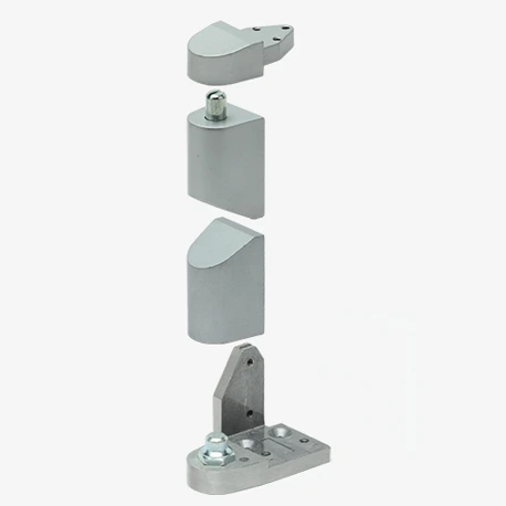 Right 7/64" Recessed Door Offset Pivot Set, Amarlite Image