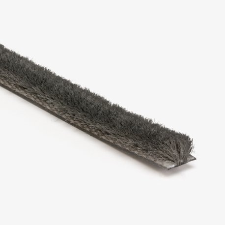 Gray Pile Weatherstrip, 7/32" x 5/32"