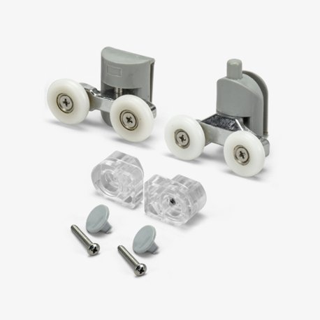 Shower Door Roller and Bumper Kit