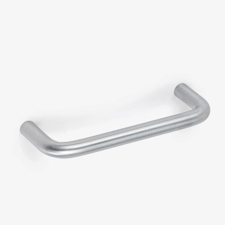 Solid Brass Handle, Satin Chrome, 3-1/2"