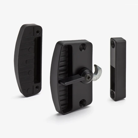 Sliding Screen Door Lock Assembly, Black Image