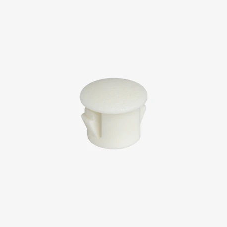 White Snap-in Plug, 5/16" Image