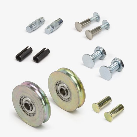 1-1/2" dia Roller And Axle Kit