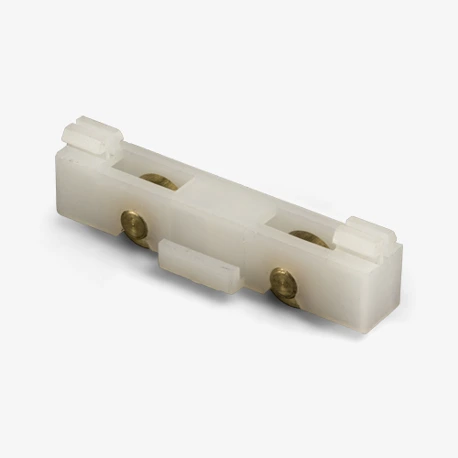 Tandem Window Roller, 3/8" Flat Brass Image